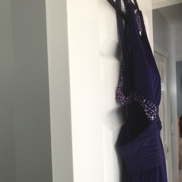 Cache Open Back With Beaded Straps Dress - Picture 8 of 11